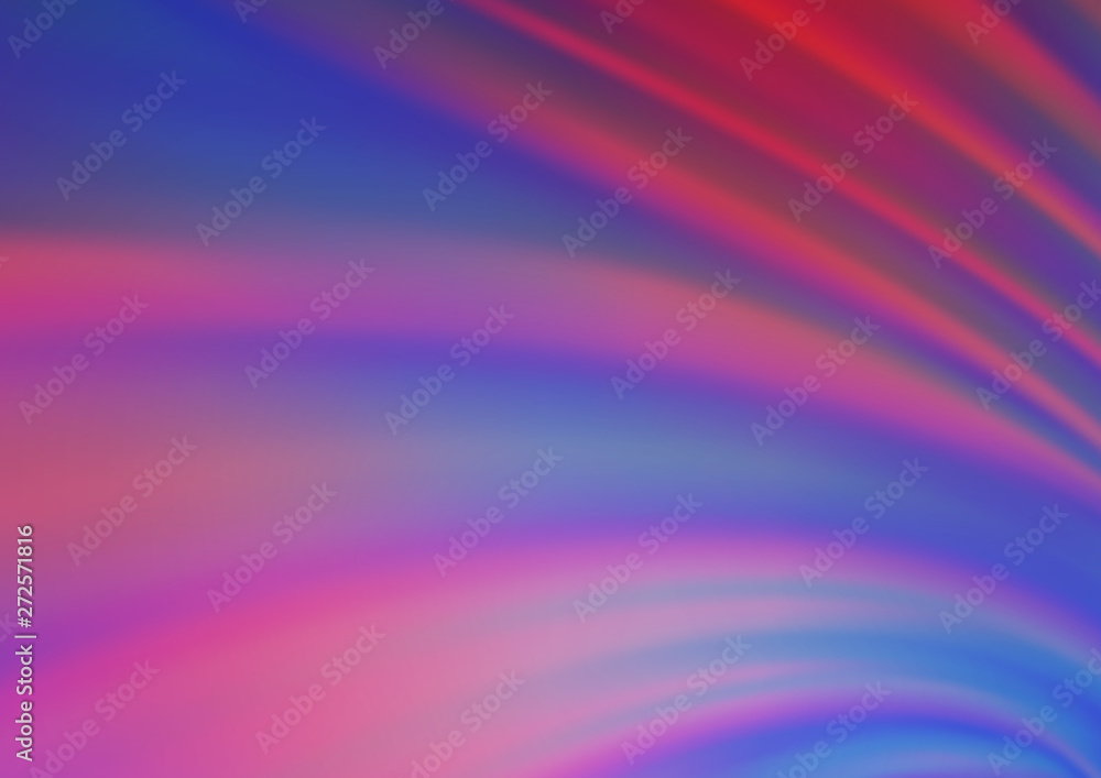 Obraz premium Light Blue, Red vector blurred bright pattern.