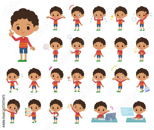 perm hair boy_emotion