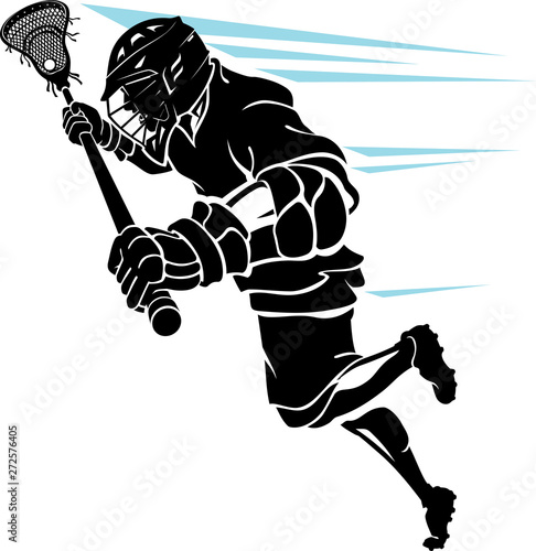 Lacrosse Charging Player