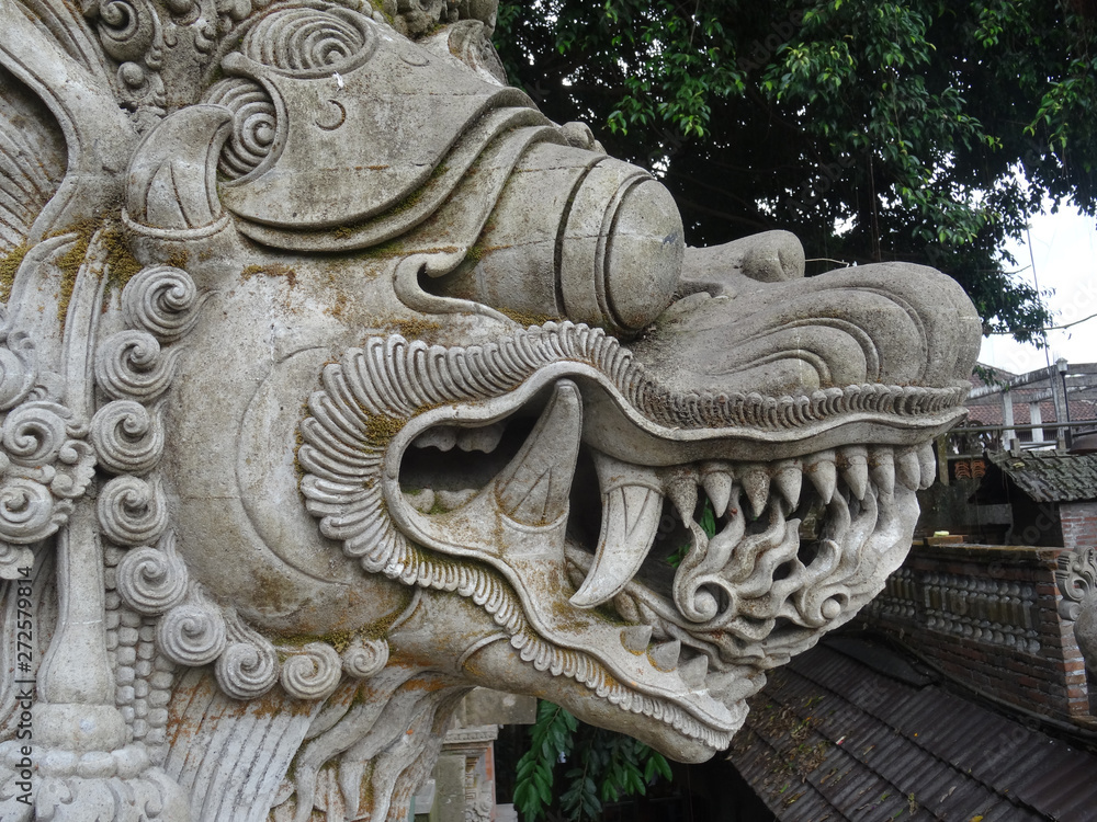 Typical Balinese Dragon statue Typical Balinese Dragon statue
