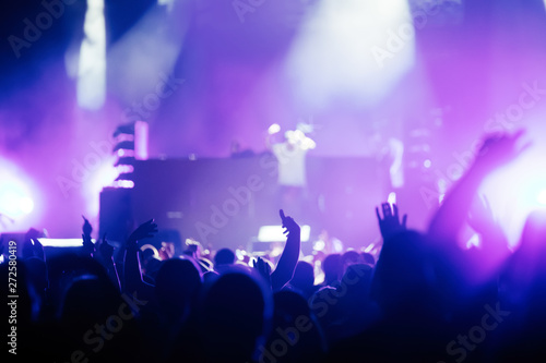 Picture of dancing crowd at music festival © NDABCREATIVITY