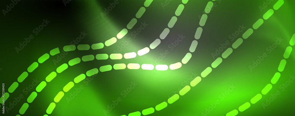 Neon vector wave lines abstract background, magic futuristic techno design Neon vector wave lines abstract background, magic futuristic techno design