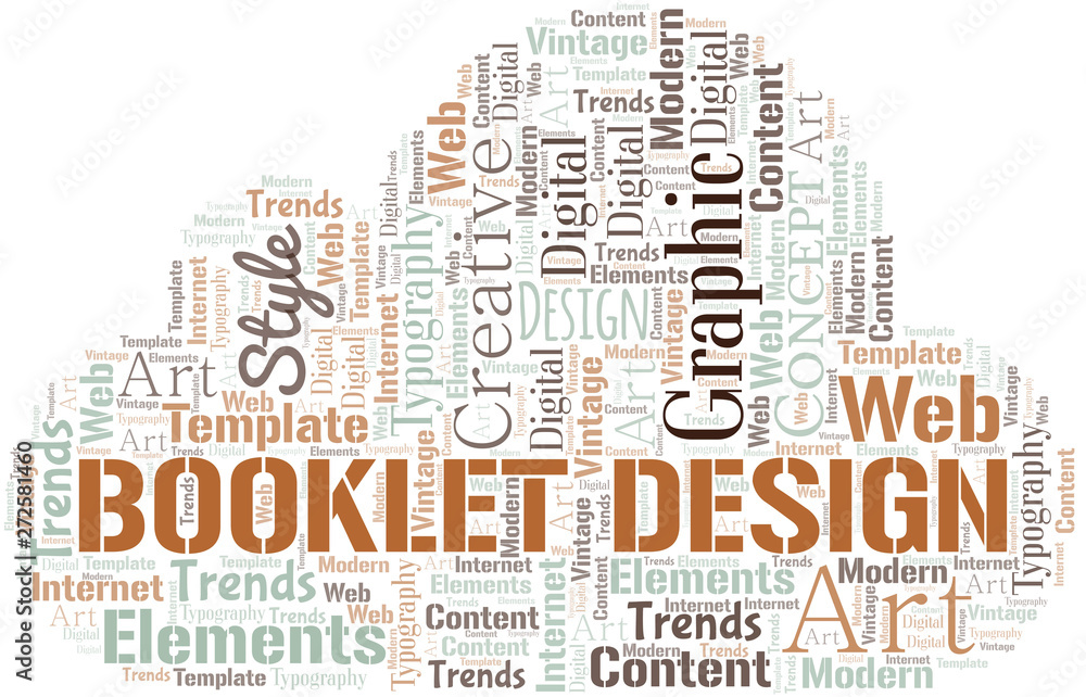Booklet Design word cloud. Wordcloud made with text only. Booklet Design word cloud. Wordcloud made with text only.