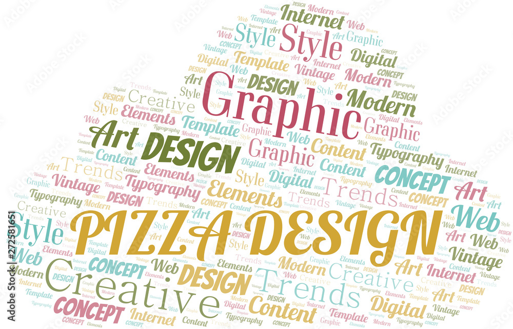 Pizza Design word cloud. Wordcloud made with text only. Pizza Design word cloud. Wordcloud made with text only.