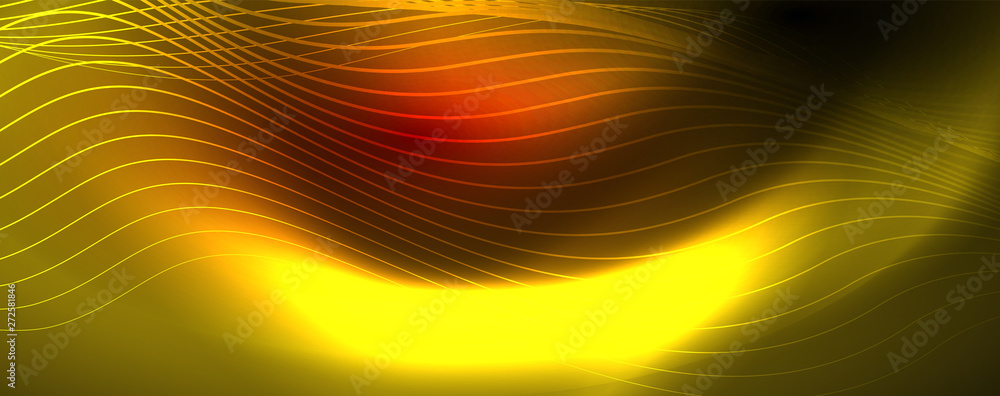 Shiny neon lines techno magic futuristic background, magic energy space light concept, abstract background wallpaper design Shiny neon lines techno magic futuristic background, magic energy space light concept, abstract background wallpaper design