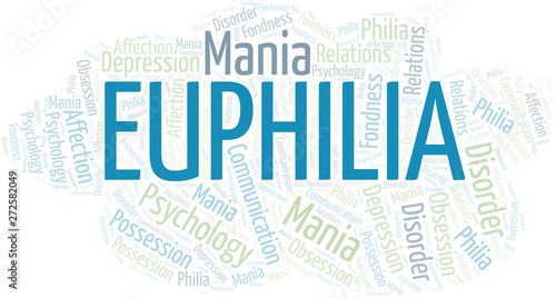 Euphilia word cloud. Type of Philia.