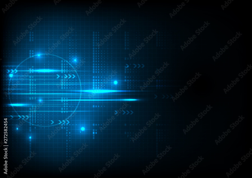 Blue Circuit Speed Technology With Light Blue Circuit Speed Technology With Light