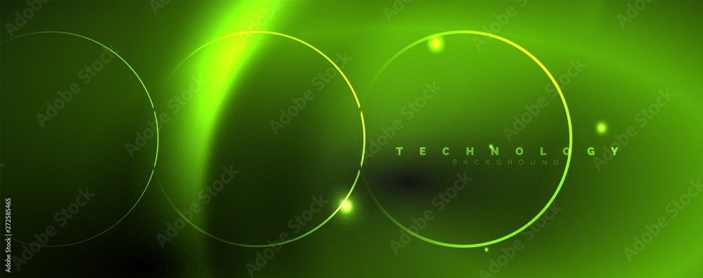 Dark abstract background with bright color neon lights and lines. Glowing background Dark abstract background with bright color neon lights and lines. Glowing background