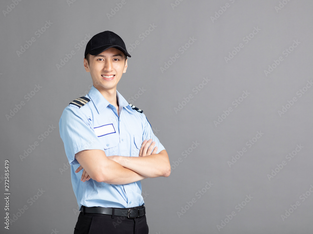 © Tom Wang - Portrait Of Asian Male Security Guard © Tom Wang - Portrait Of Asian Male Security Guard