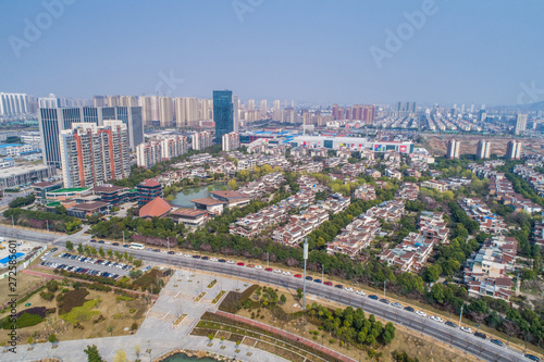 Nanjing City  Jiangsu Province  urban construction landscape