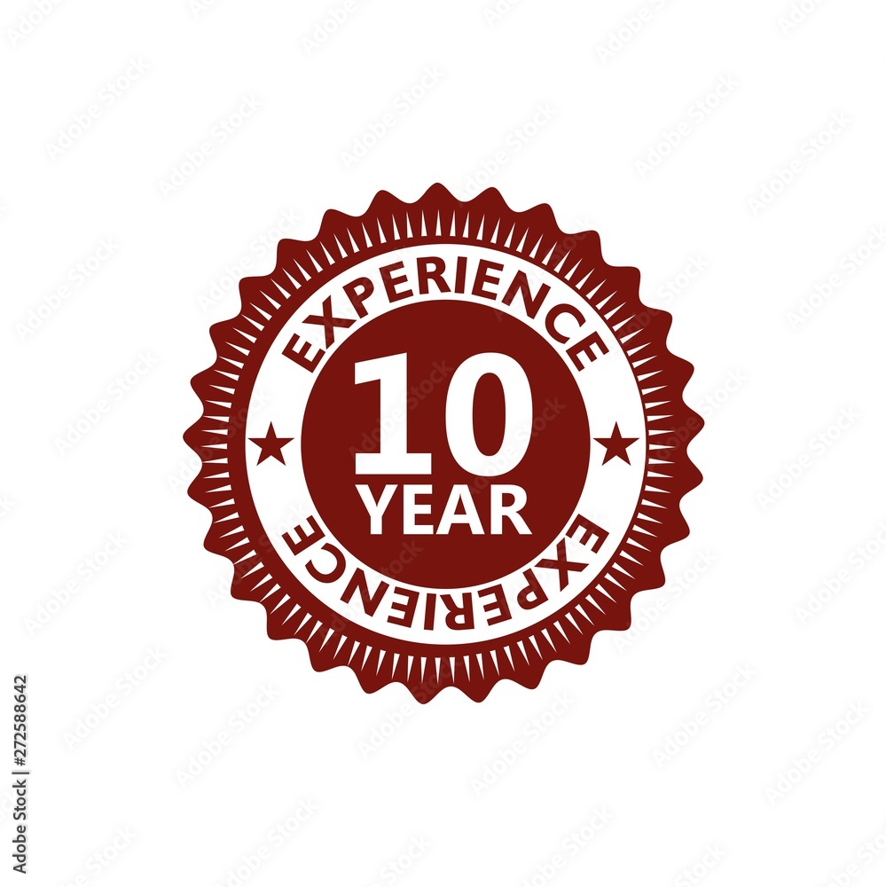 Red Label seal of 10 Year experience Red Label seal of 10 Year experience