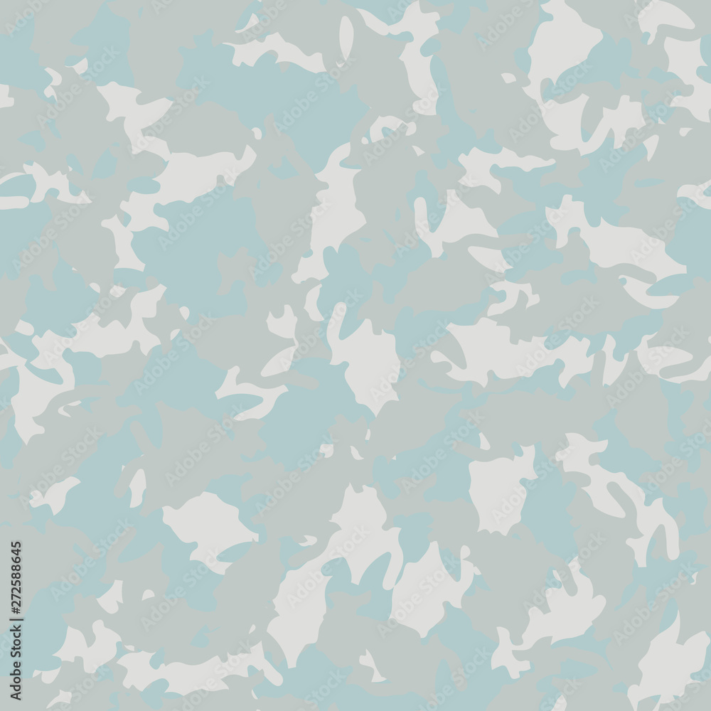 Winter camouflage of various shades of grey, blue and white colors Winter camouflage of various shades of grey, blue and white colors