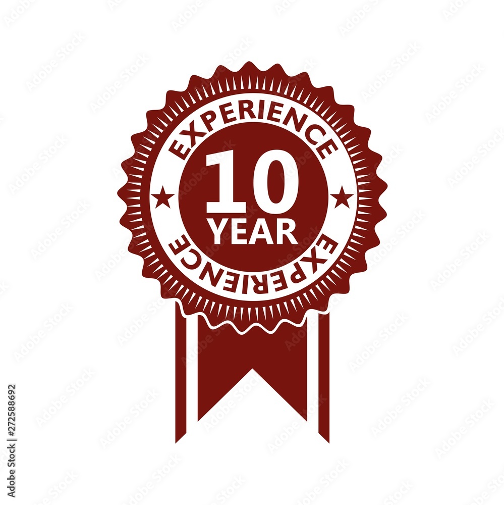 Red Label seal of 10 Year experience Red Label seal of 10 Year experience