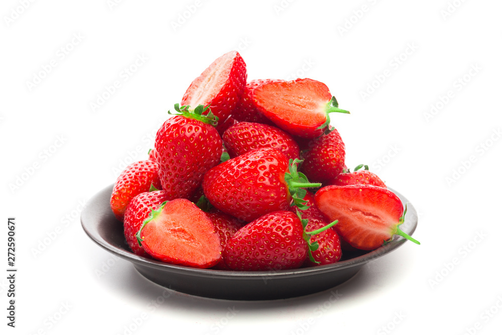 Strawberry isolated on white background. Clipping Path Strawberry isolated on white background. Clipping Path