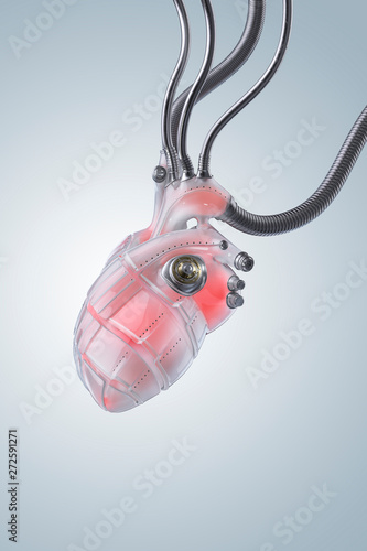 Artificial glass heart