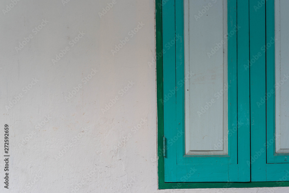 Backgrounds Old wooden windows on wall