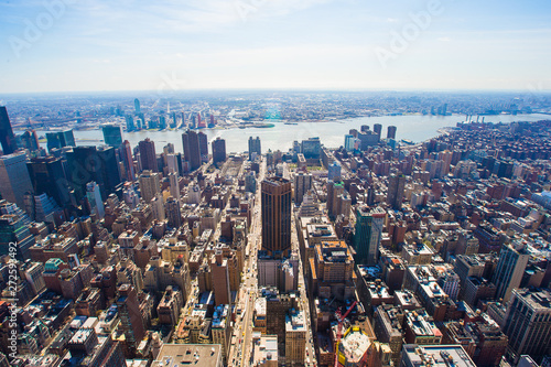 Vew of Manhattan from the Empire State Building  New York