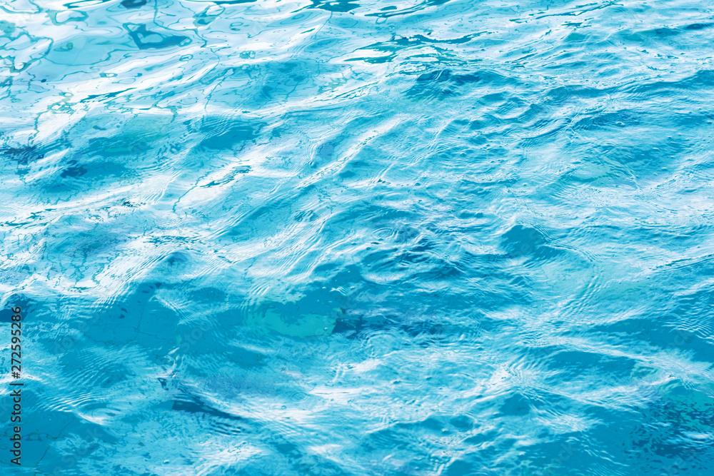 Abstract blue water for background, nature background concept