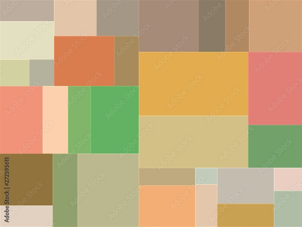 yellow beige color mosaic blur block illustration background
