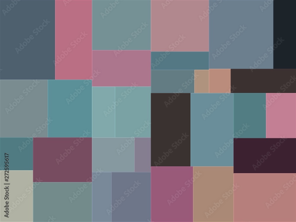 green pink color mosaic blur block illustration background