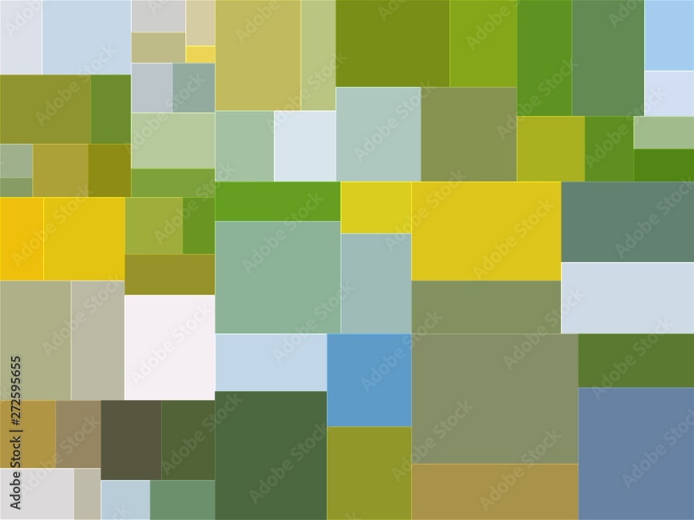 green color mosaic blur block illustration background