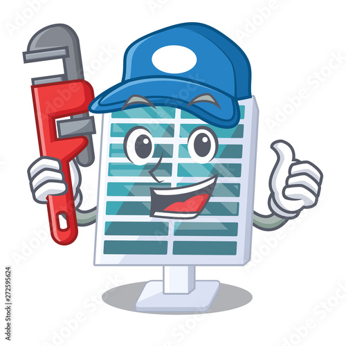 Plumber toy solar panels in the character