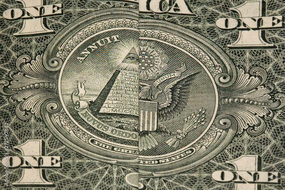 banknote one US dollar
