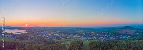 Health resort Altenberg in Saxony in spring photo