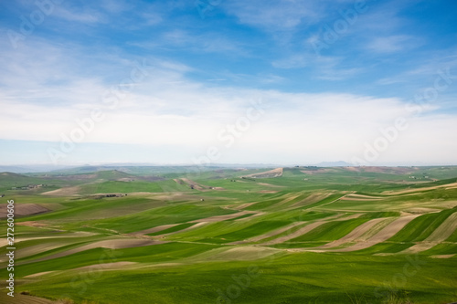 Murgia plateau. Rural, authentic landscape of Apulia and Basilicata
