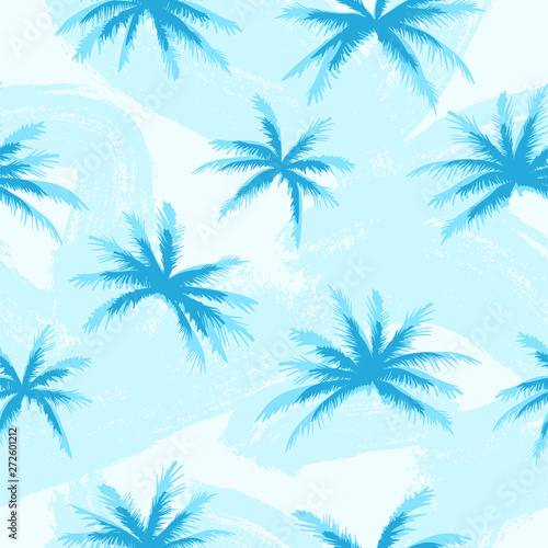 Palm Branch Seamless pattern background © Maxchered