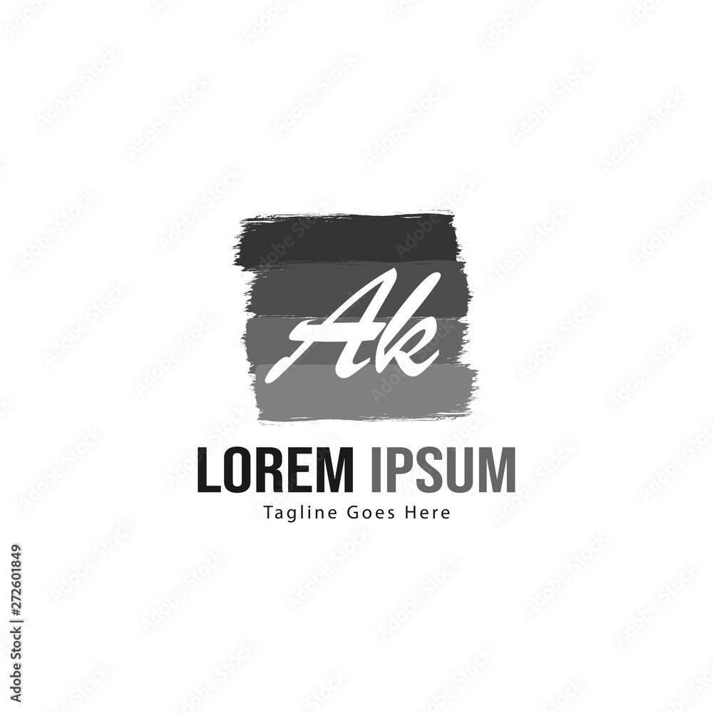 AK Letter Logo Design. Creative Modern AK Letters Icon Illustration AK Letter Logo Design. Creative Modern AK Letters Icon Illustration