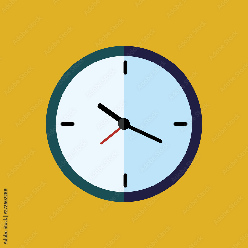 Clock icon Vector illustration, EPS10. Clock icon Vector illustration, EPS10.
