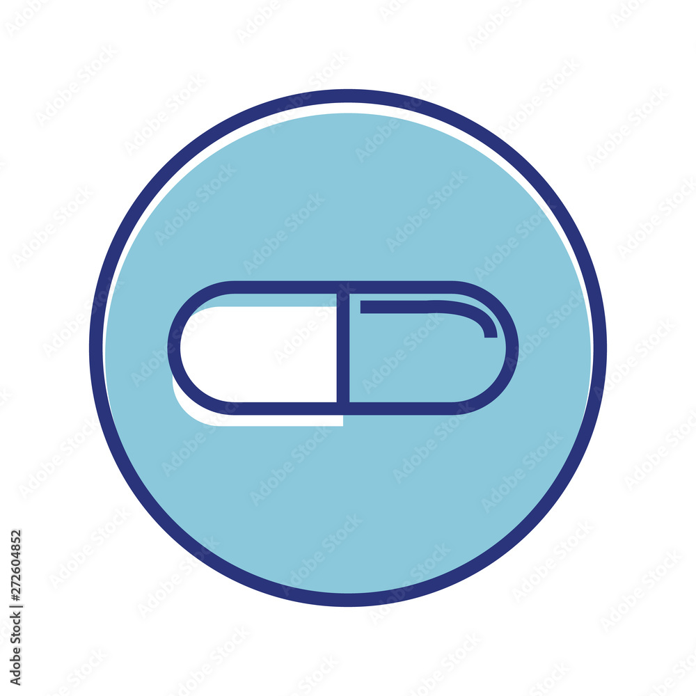 Medical related offset style vector illustration icon. Medical related offset style vector illustration icon.