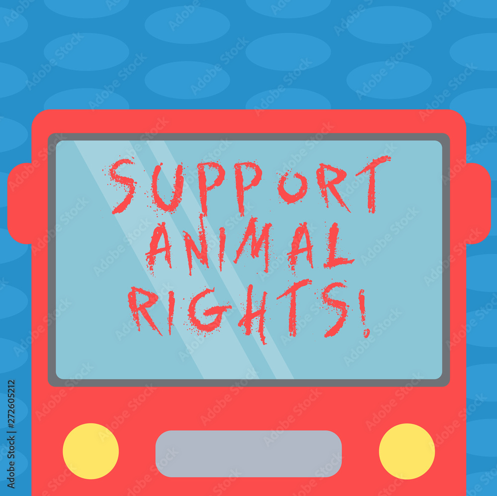 Word writing text Support Animal Rights. Business concept for ...