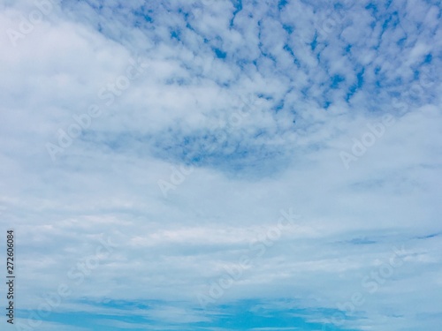 blue sky and clouds