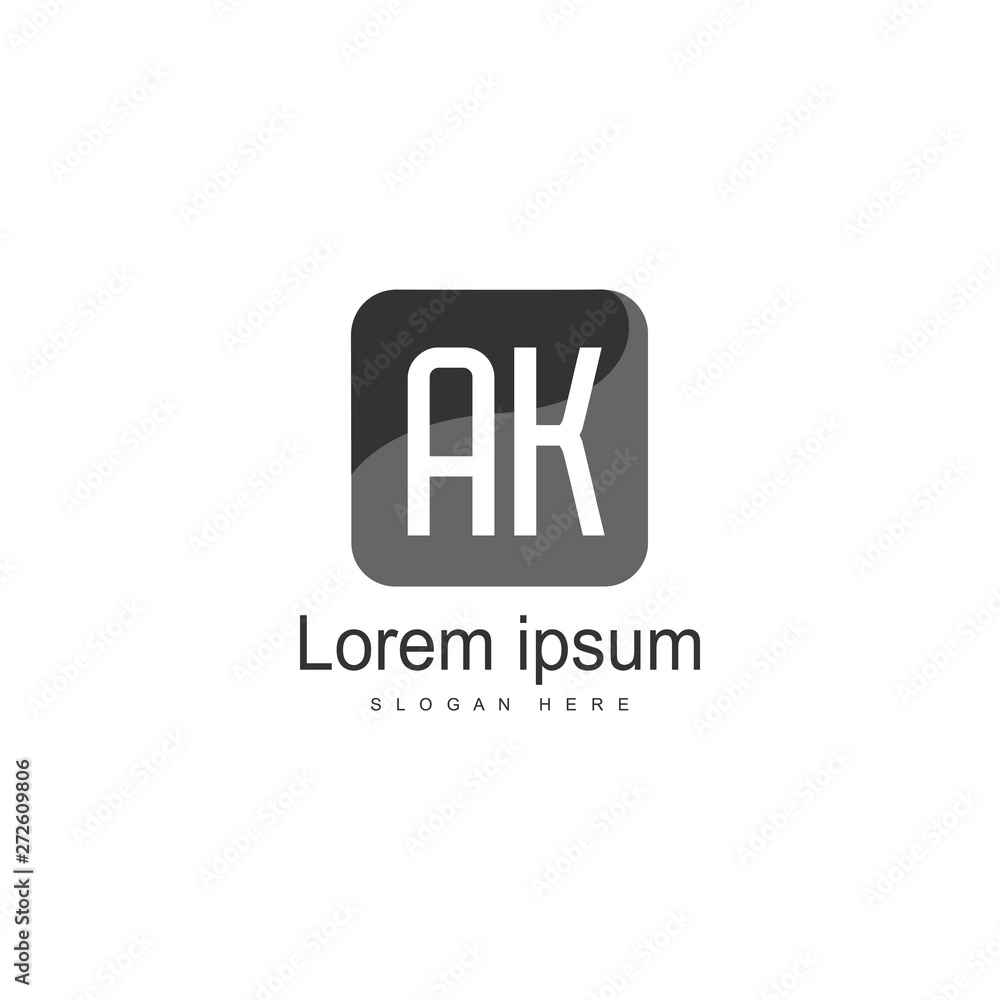 AK Letter Logo Design. Creative Modern AK Letters Icon Illustration AK Letter Logo Design. Creative Modern AK Letters Icon Illustration