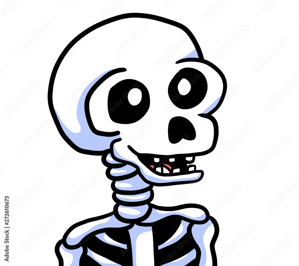 Funny Looking Stylized Skeleton Funny Looking Stylized Skeleton