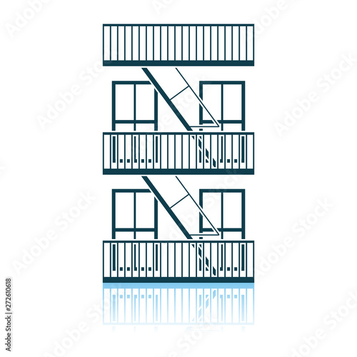 Emergency Fire Ladder Icon