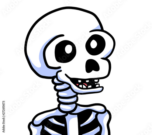 Funny Looking Stylized Skeleton