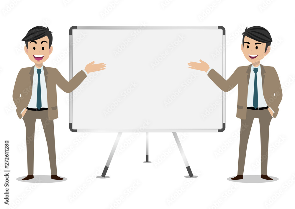 Businessman cartoon character, set of four poses. Handsome business man in office style smart suit . Vector illustration Businessman cartoon character, set of four poses. Handsome business man in office style smart suit . Vector illustration