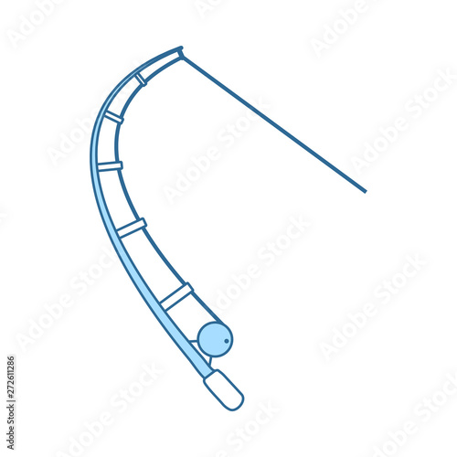 Icon Of Curved Fishing Tackle