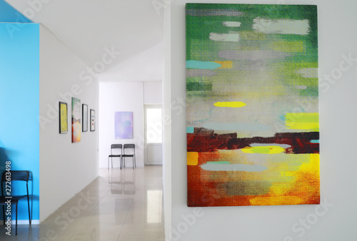 Picture on wall in modern a...