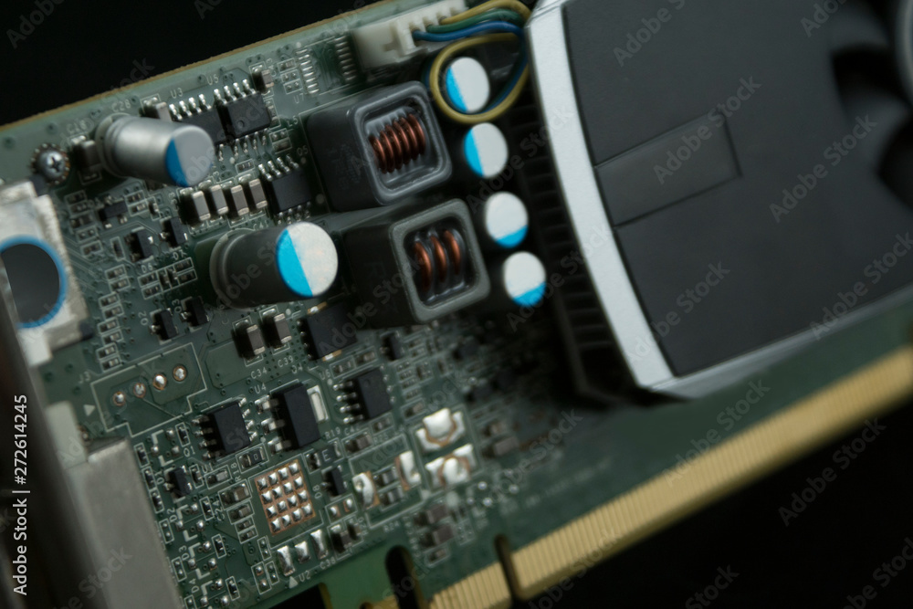 Fototapeta premium VGA card Computer for Bit Coin