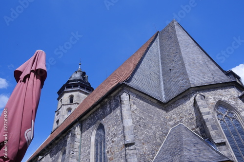 mittelalterliche Fachwerkstadt Hannoversch Münden mit Eisenbart photo