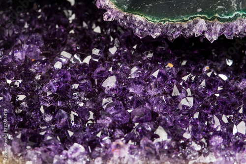 Amethyst mineral stone rock gem purple quartz stone specimen