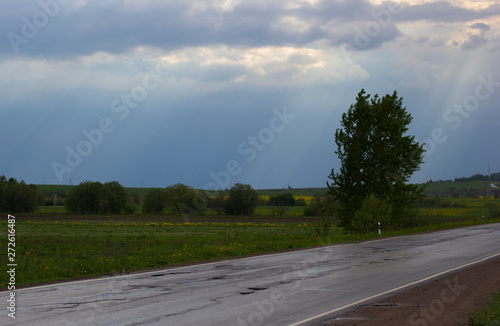 road in sky