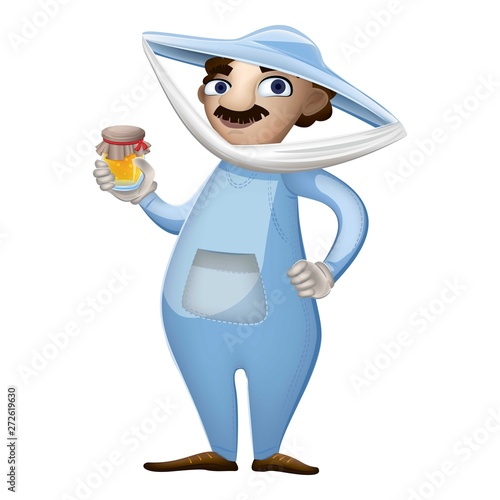 Beemaster icon. Cartoon of beemaster vector icon for web design isolated on white background