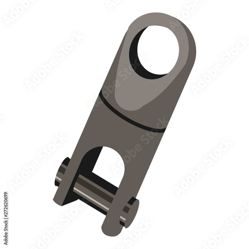 Hiking metal tool icon. Cartoon of hiking metal tool vector icon for web design isolated on white background