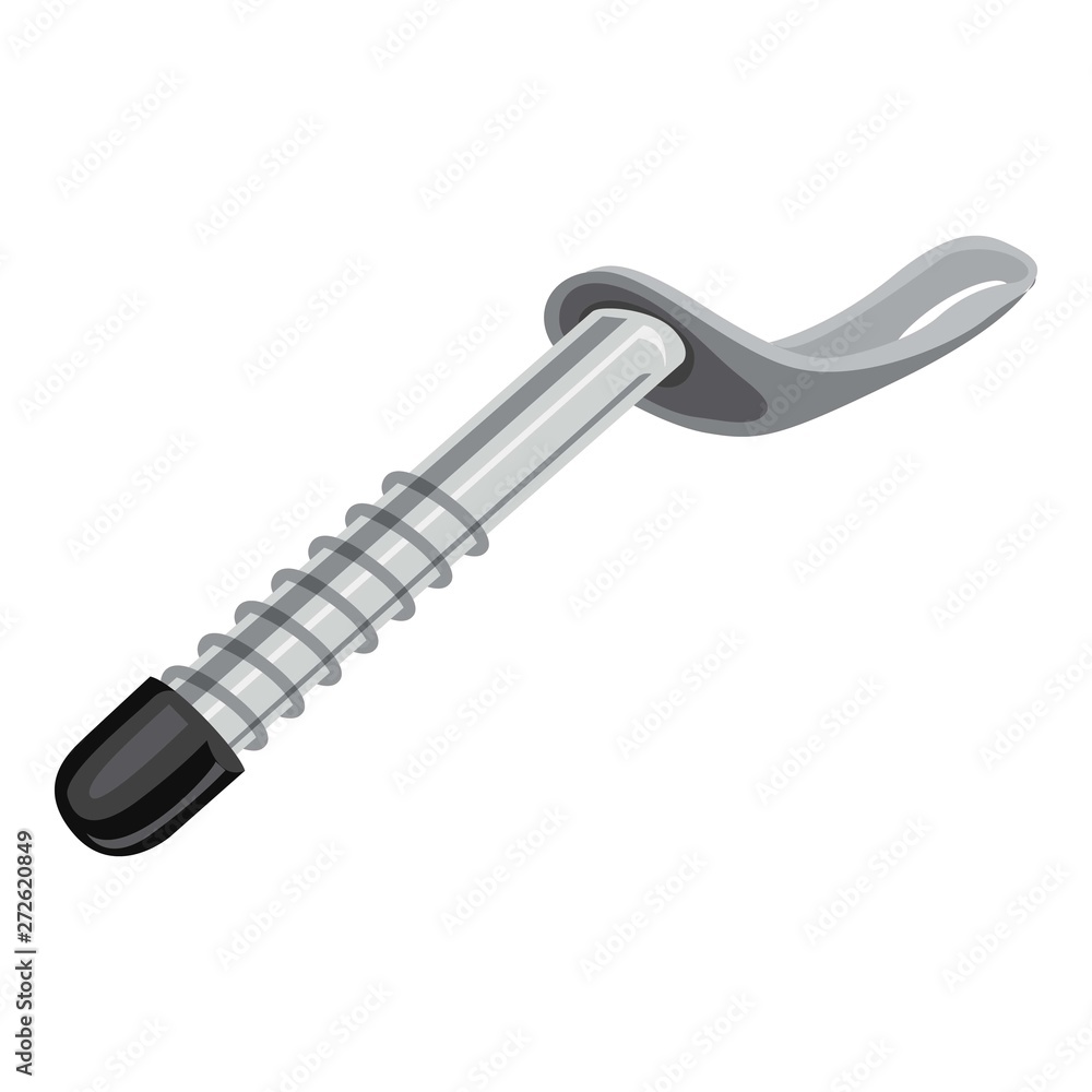 Spring hiking tool icon. Cartoon of spring hiking tool vector icon for web design isolated on white background Spring hiking tool icon. Cartoon of spring hiking tool vector icon for web design isolated on white background