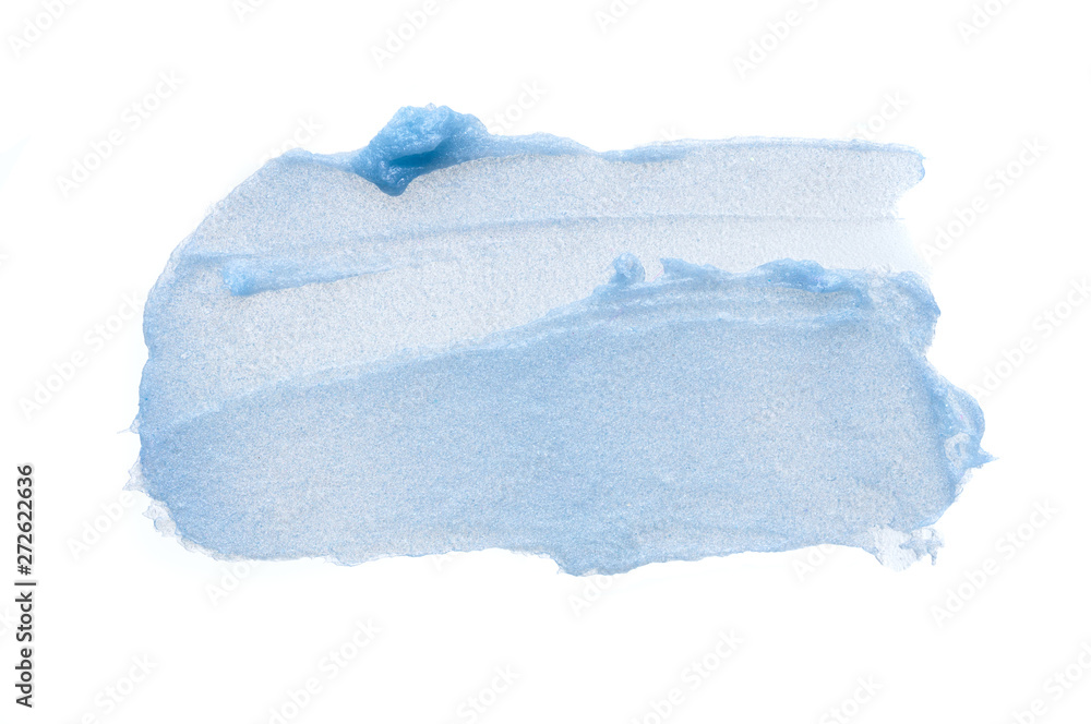 Light blue smears Light blue smears
